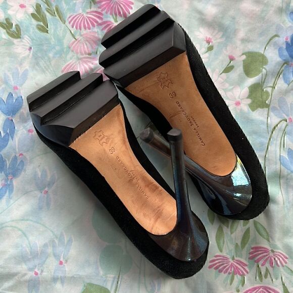 Camilla Skovgaard Platform Heels Suede Iridescent - Picture 3 of 15